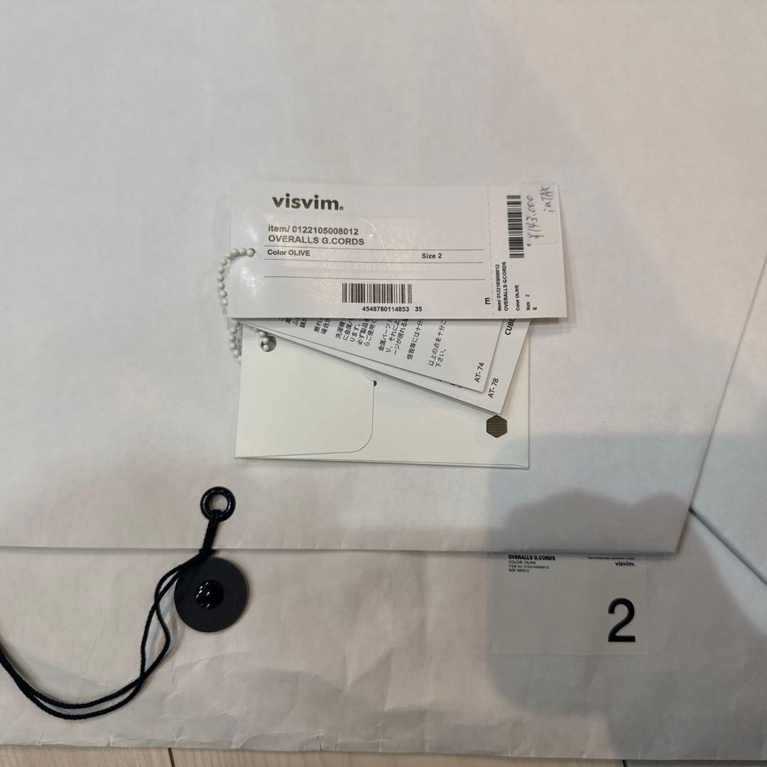 極美品 22ss visvim OVERALLS G.CORDS OLIVE 2