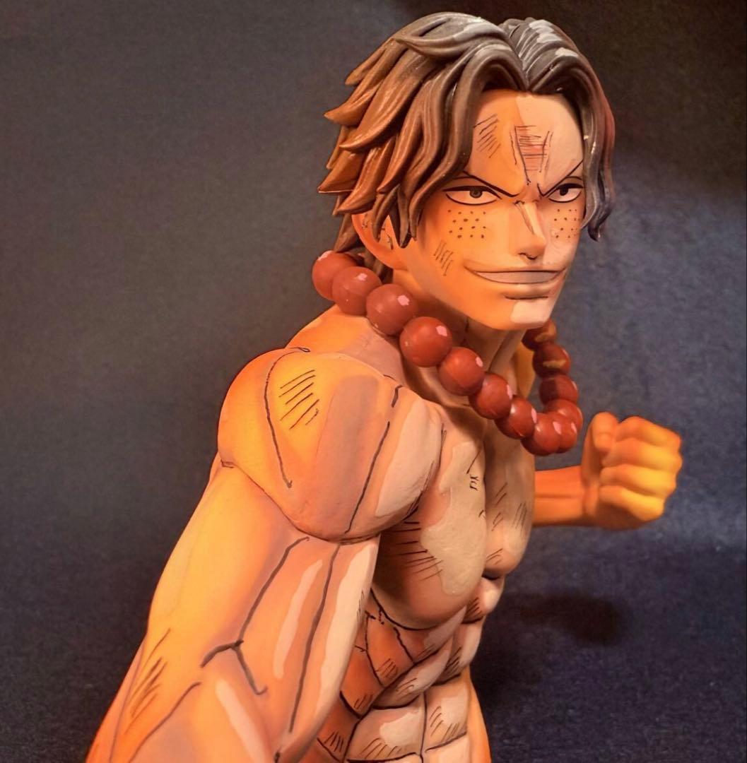 ワンピース　グランディスタ　エース　リペイント　ログボックス　ワーコレ