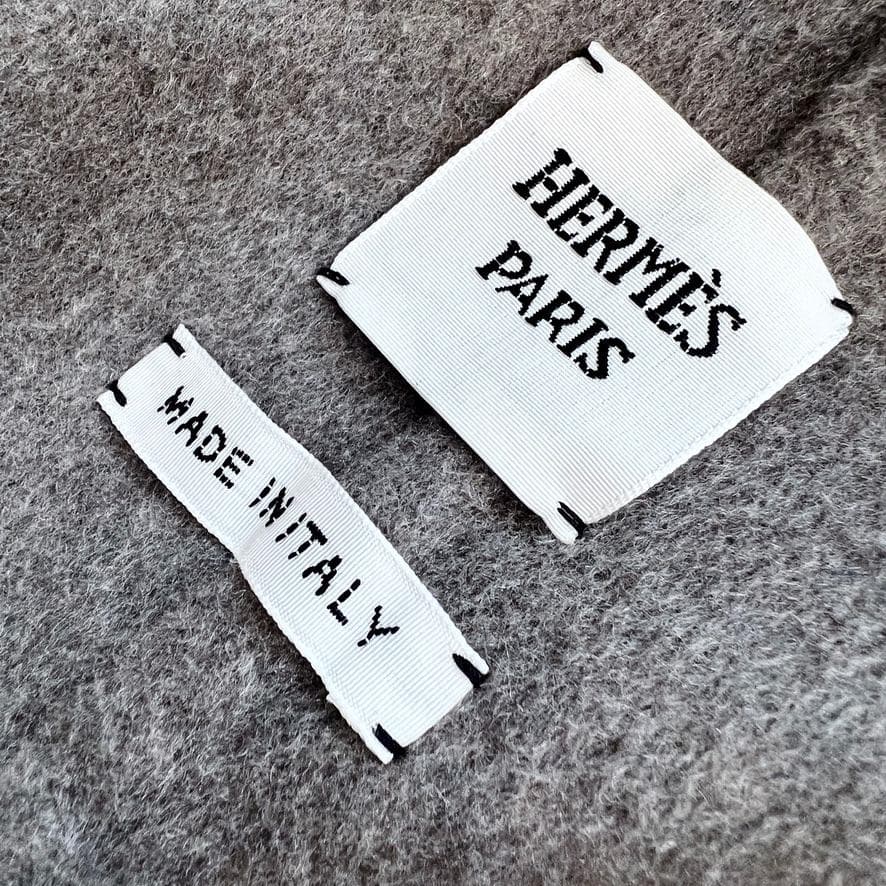 極美品★HERMES★カシミヤダブルフェイス★ステッチ★ジャケット