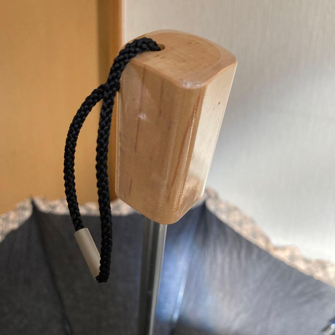 バーバリー BURBERRY フリル 折り畳み傘 日傘 ブラック　綺麗