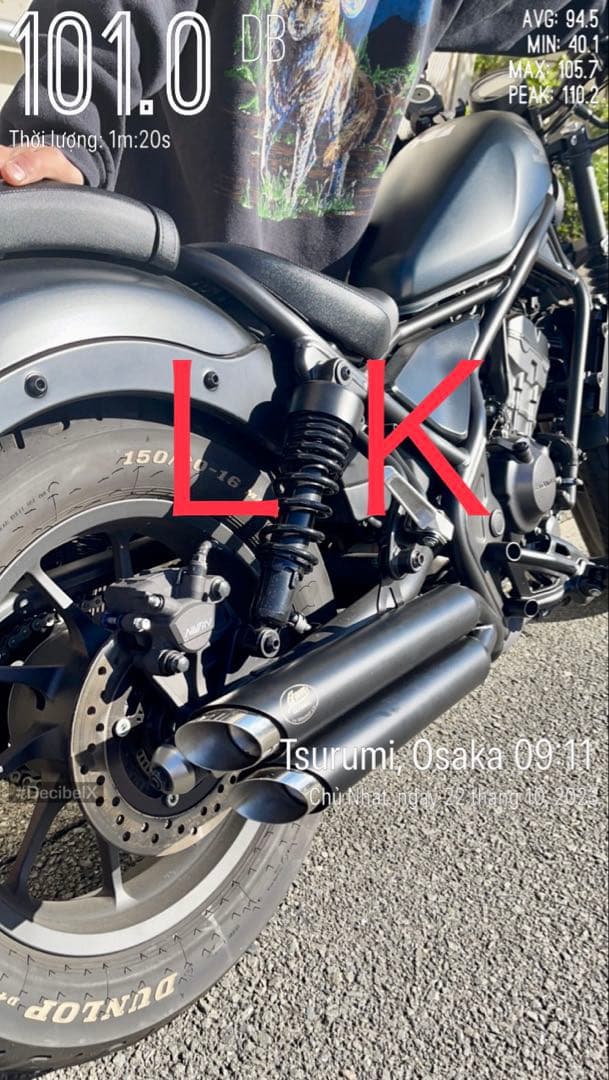 セール　レブル250の2023〜2025年式マフラーV4エンドバッフル付き　新品