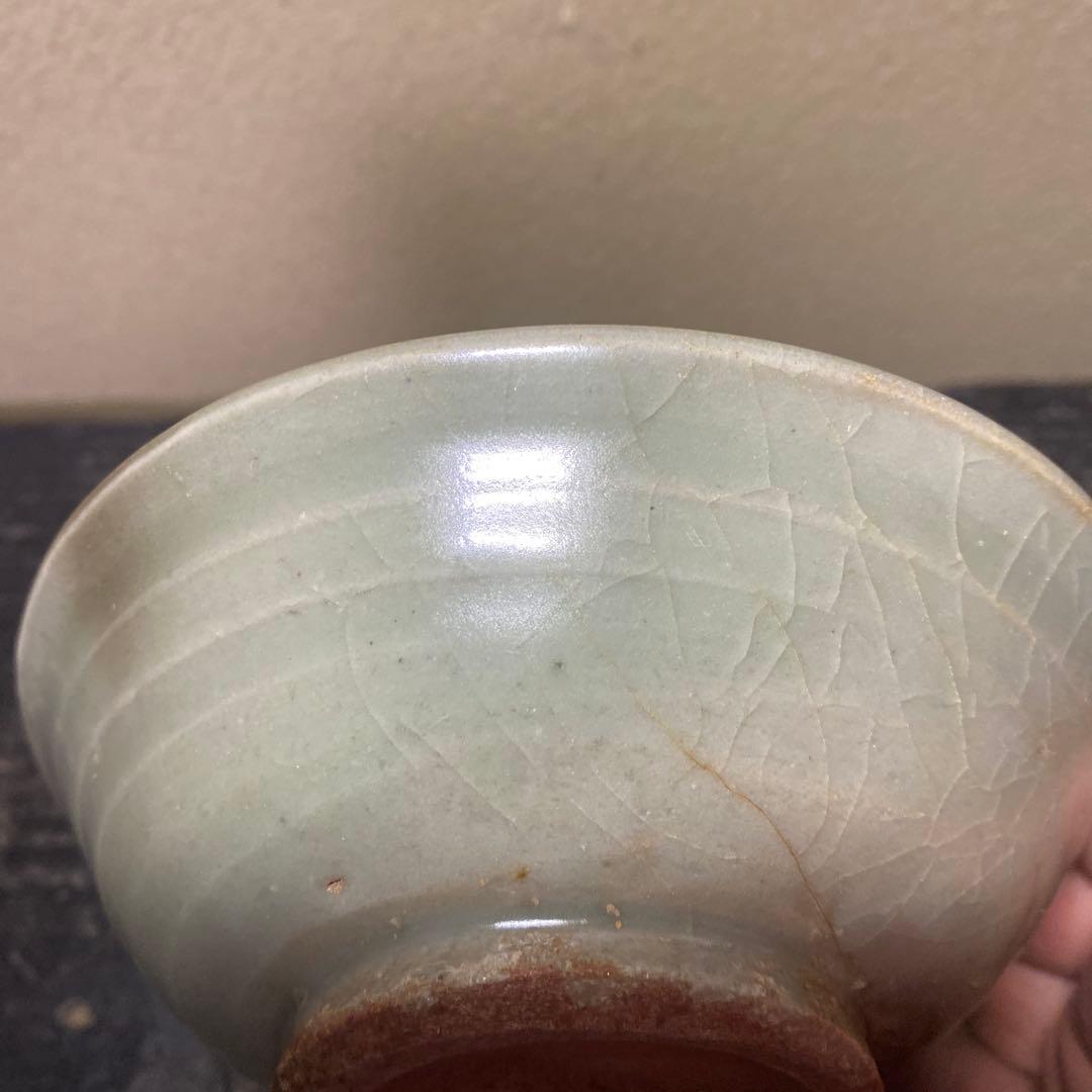 専用　中国古玩　青磁菓子鉢【桐箱付】