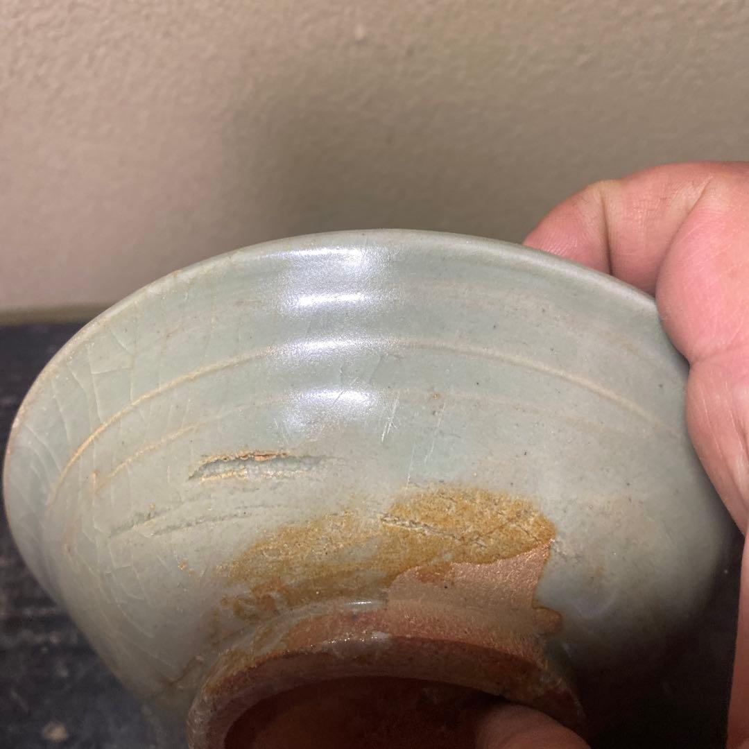 専用　中国古玩　青磁菓子鉢【桐箱付】