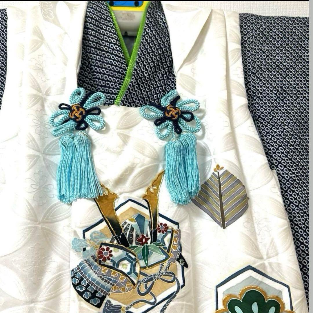 Auchan　　　3歳 男の子　　正絹被布単品