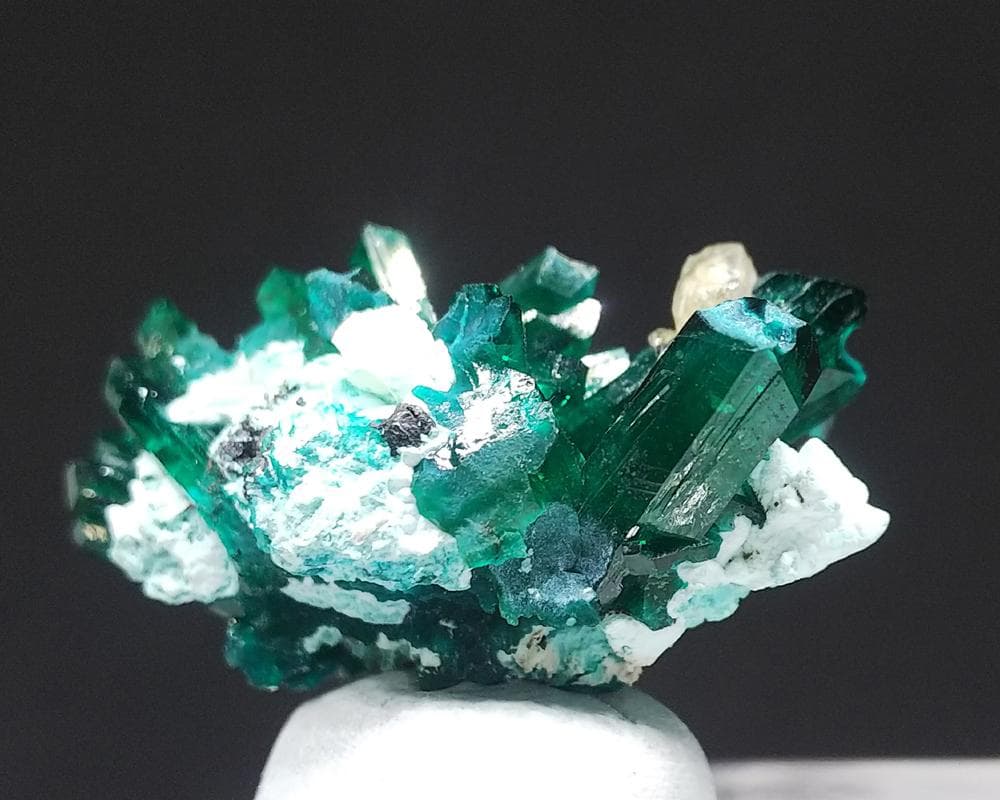 482 ダイオプテーズ 翠銅鉱 クラスター コンゴ産