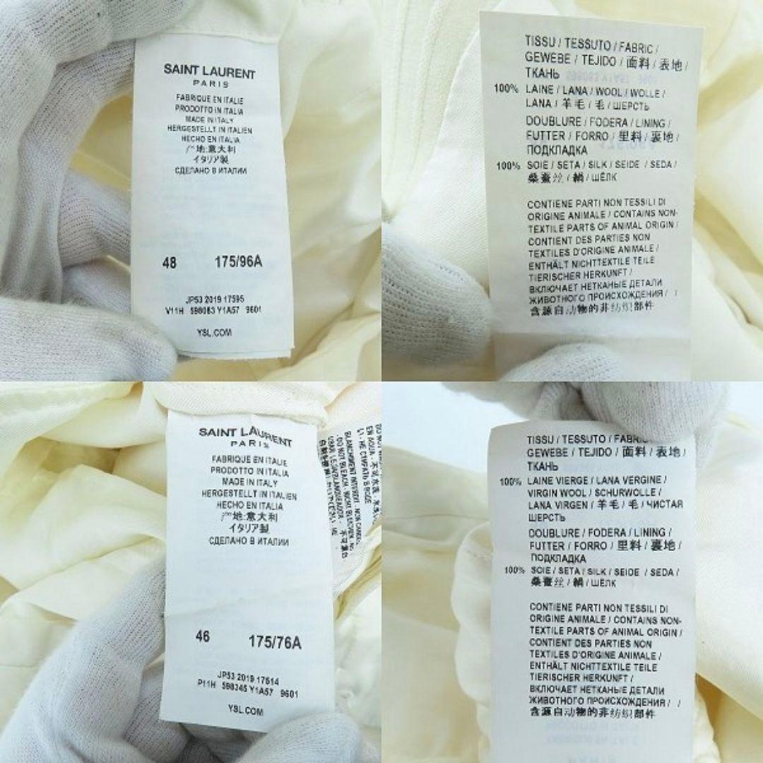 【希少】2020AW サンローランパリシャドーストライプ ダブルセットアップ48