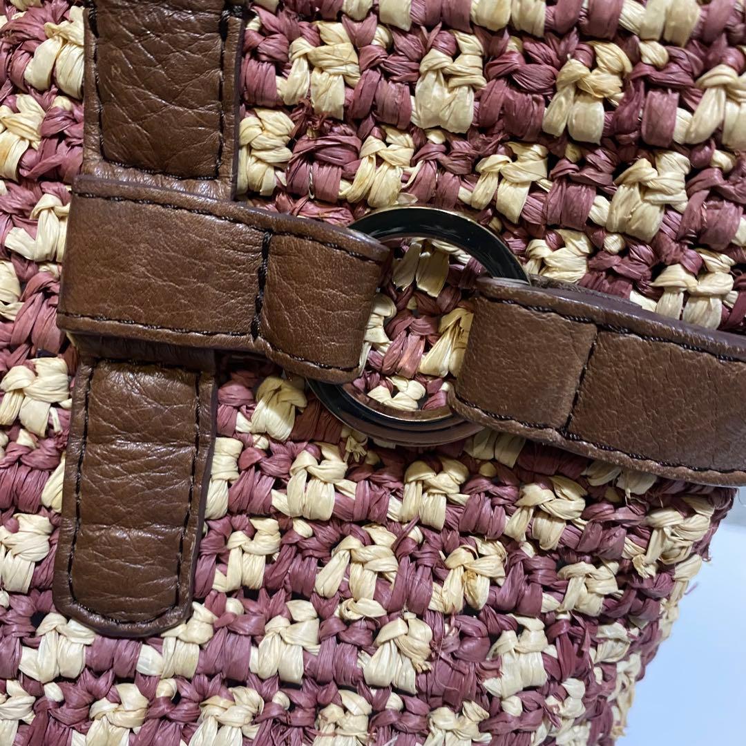 【極美品】HELEN KAMINSKI かごトートバッグ　A4