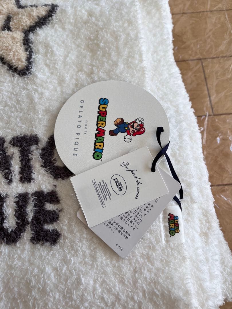 GELATO PIQUE スーパーマリオ スター柄　ブランケット