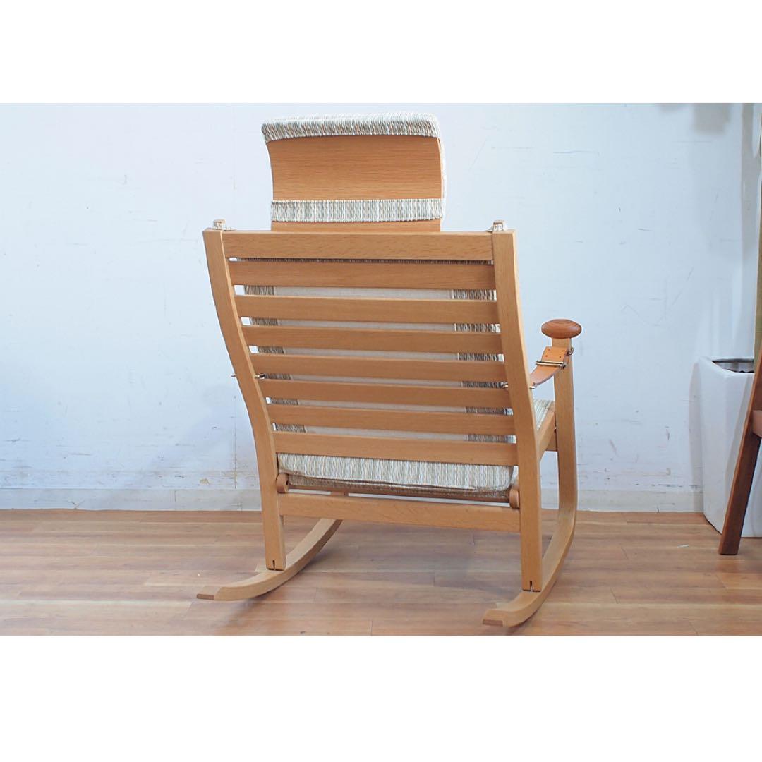 カンディハウス ソリ ロッカー 定価29.8万 ロッキングチェア