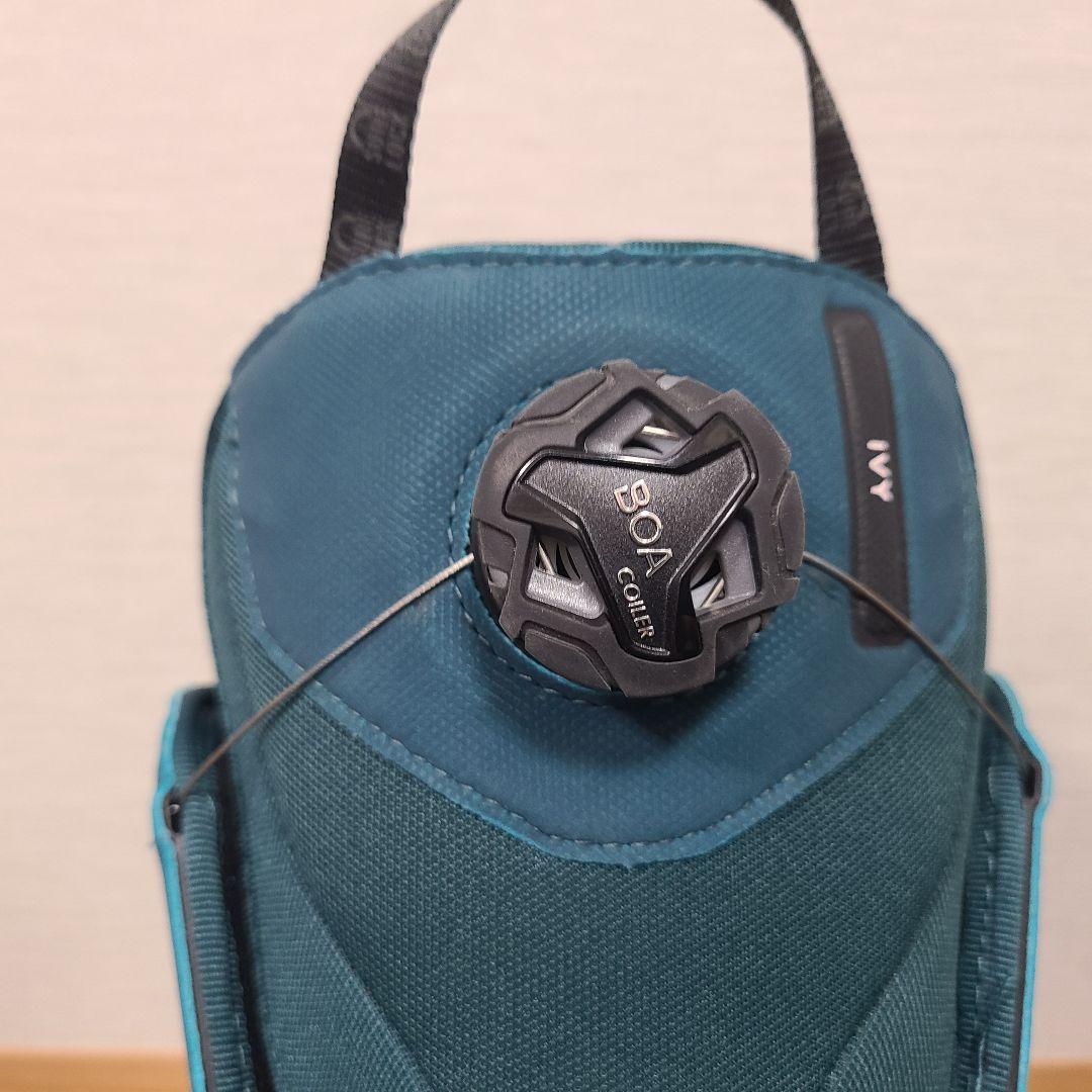 ティールカラー BOAシステム スノーボードブーツ 24.5