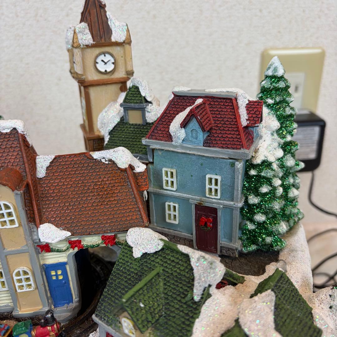 極美品 希少 コストコ クリスマス ビレッジ Animated Village