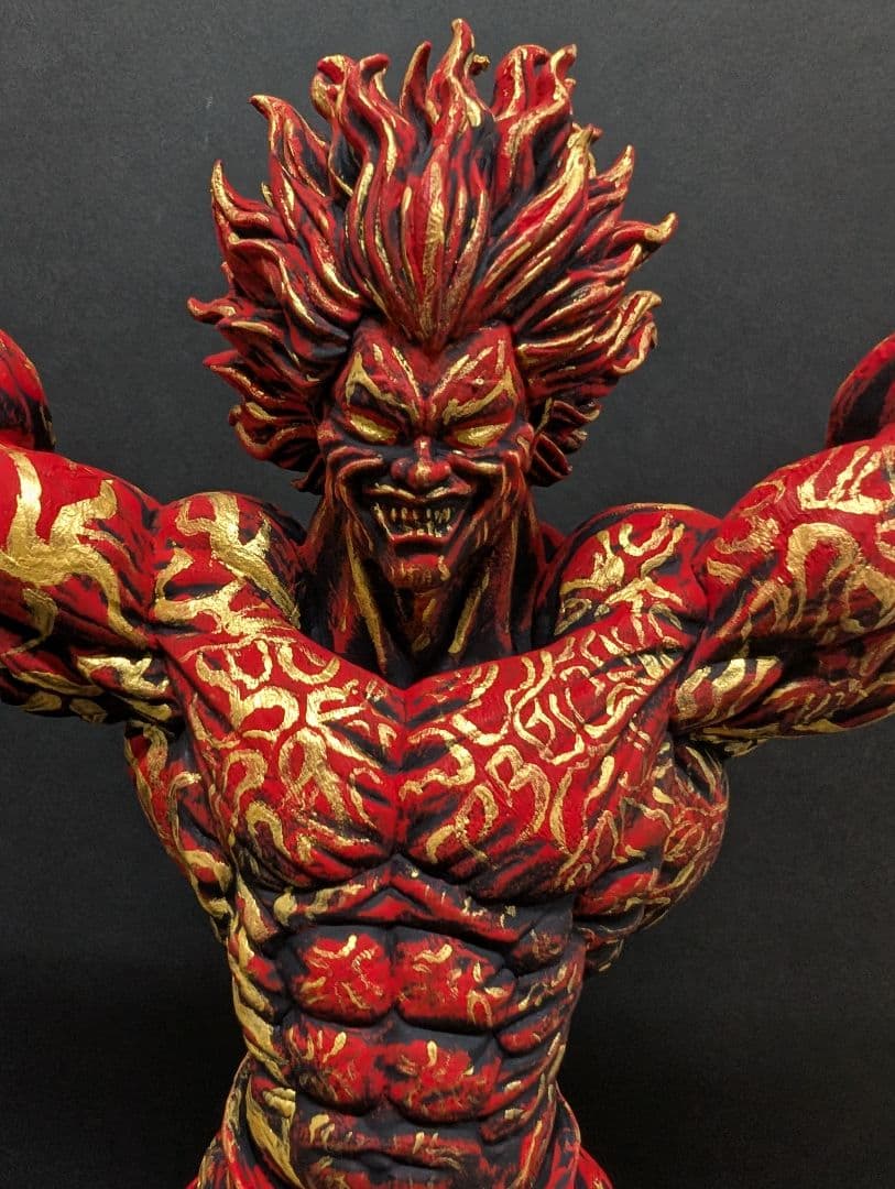 リペイント品　Grandista 範馬勇次郎　作品名【範馬勇次郎 朱（あか）】