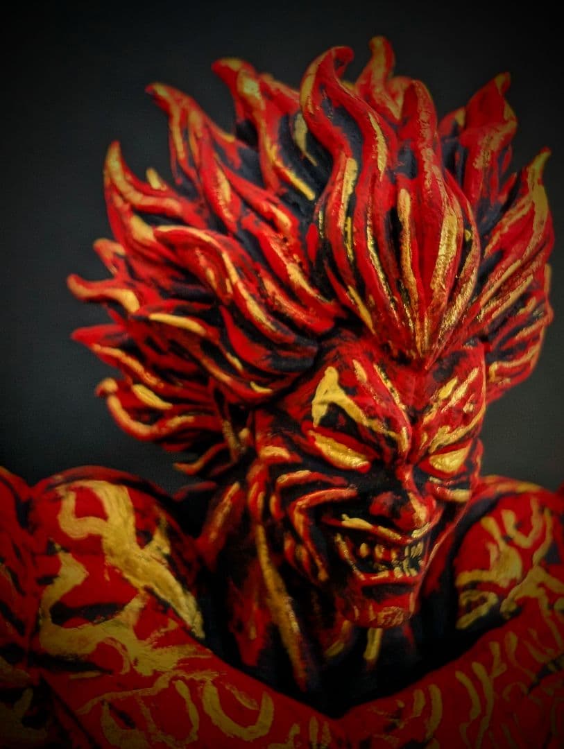 リペイント品　Grandista 範馬勇次郎　作品名【範馬勇次郎 朱（あか）】