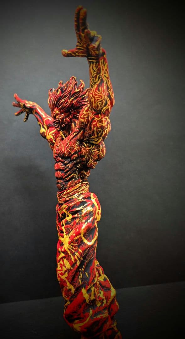 リペイント品　Grandista 範馬勇次郎　作品名【範馬勇次郎 朱（あか）】