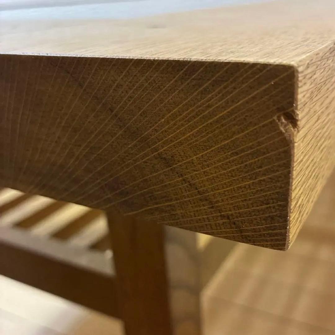 【廃盤】クラッシュゲート　センターテーブル　天然木 ガラス リビングテーブル