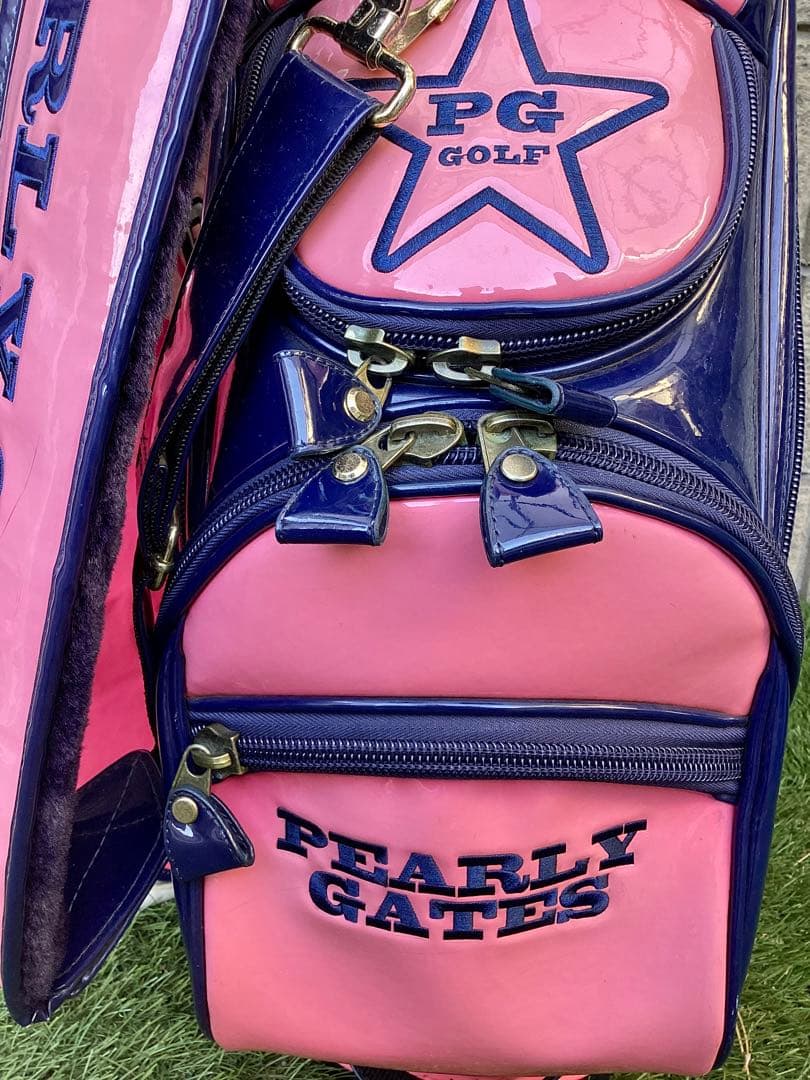 PEARLY GATES パーリーゲイツエナメルキャディバッグ