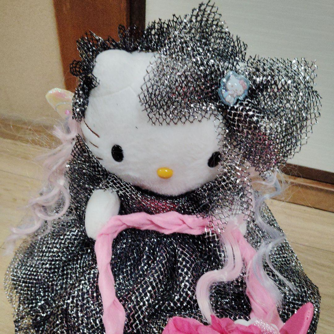 hello Kitty ハローキティ ぬいぐるみ 黒ドレスsanrio ntt