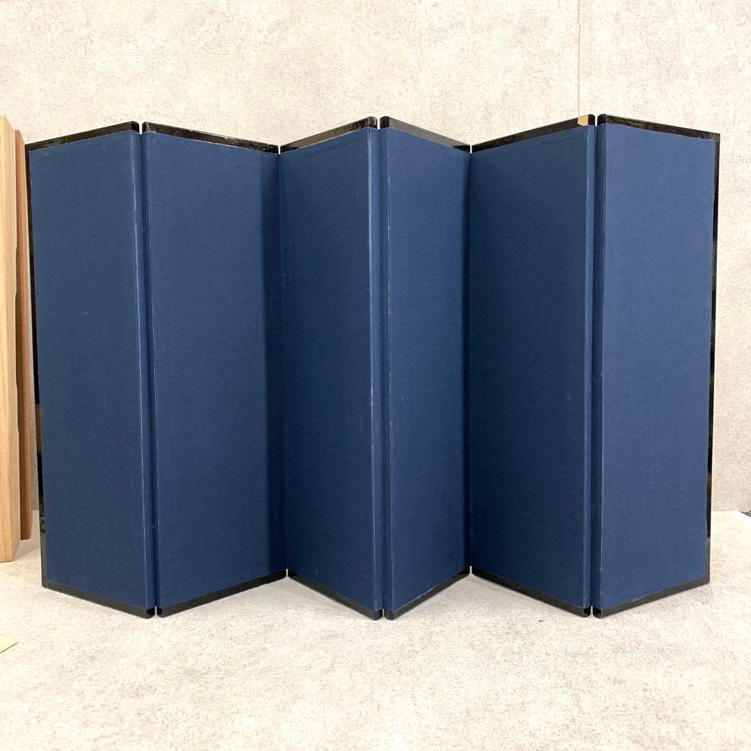 蘆雪金地押貼屏風 高さ39cm 山田家伝来 長澤蘆雪 複製 木箱 屏風