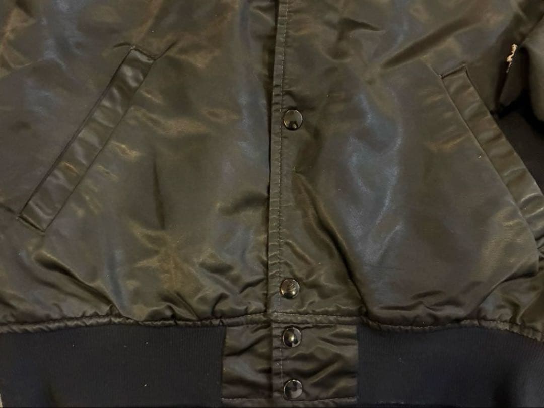 80s RAIDERS レイダース　スタジャン ブラック　 USA製　スターター