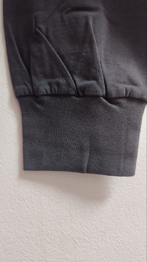 【新品タグ付き】ATON ロングスリーブTシャツ チャコールグレー 38