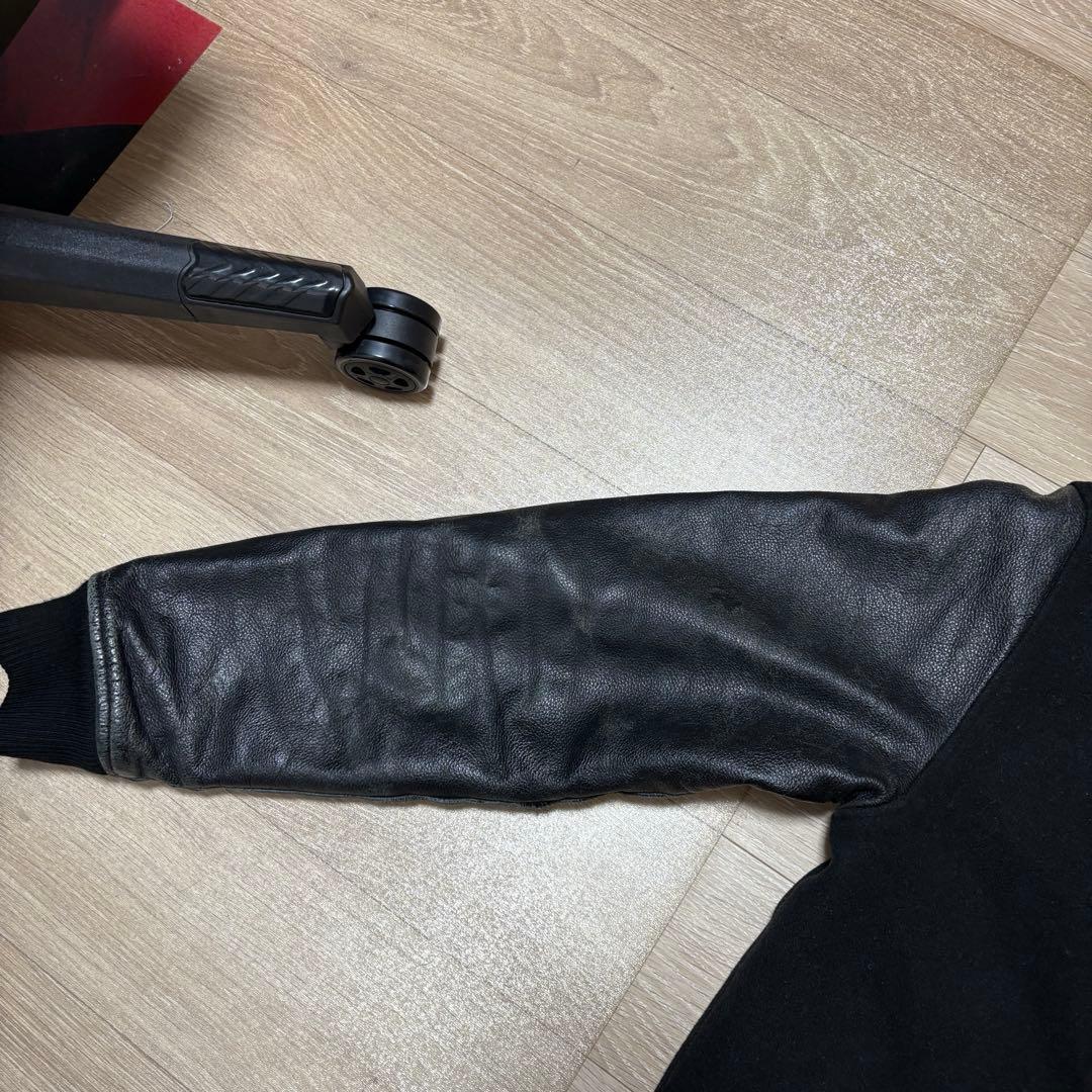 Columbia スタジャン 袖元革 XL