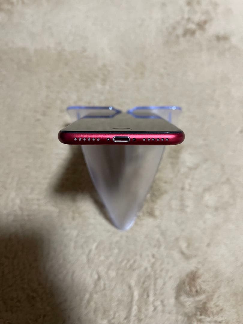 IphoneSE第二世代 SE2レッド64GBSIMフリーバッテリー100%美品