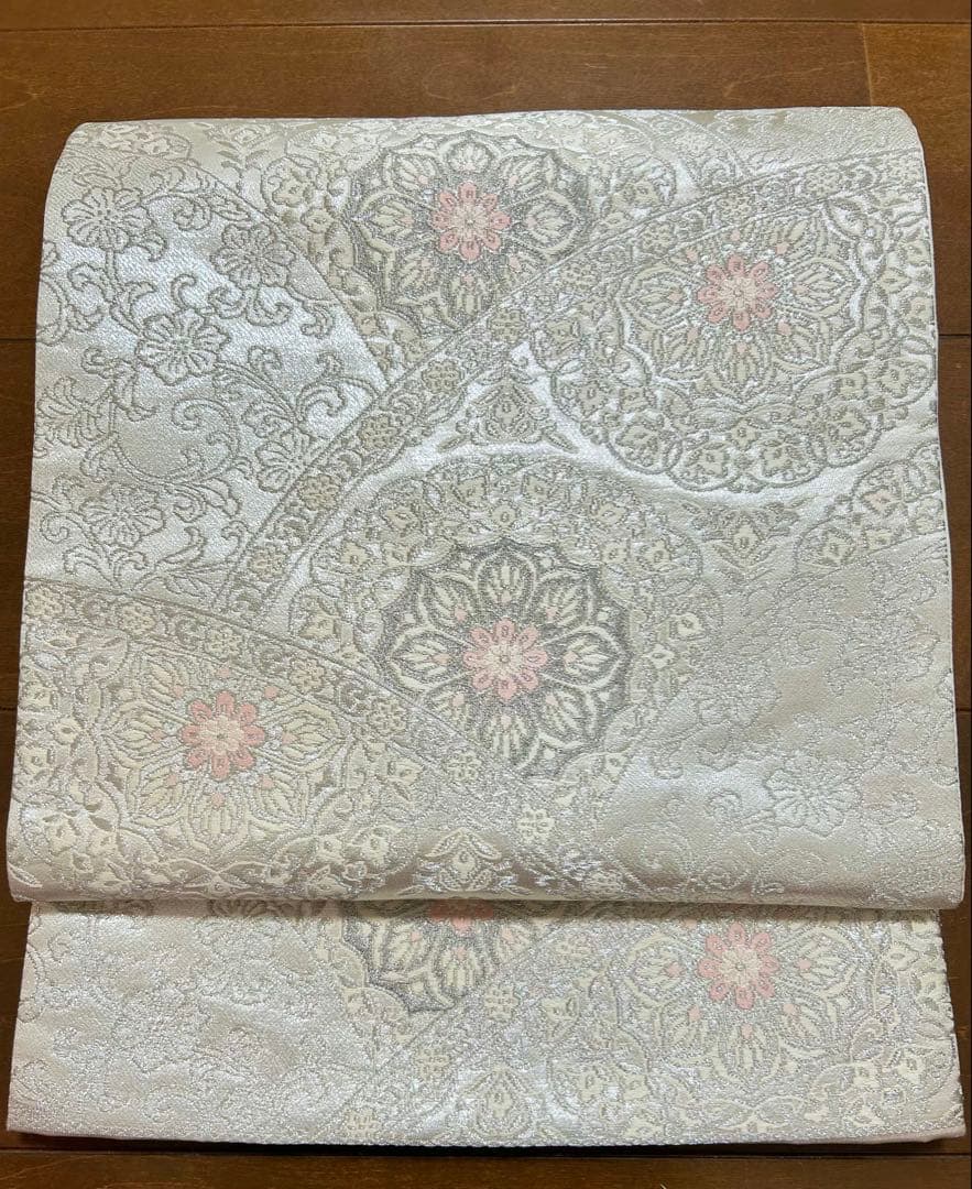 正絹訪問着　裄丈長め　フルセット4点　入学式　七五三　お宮参り