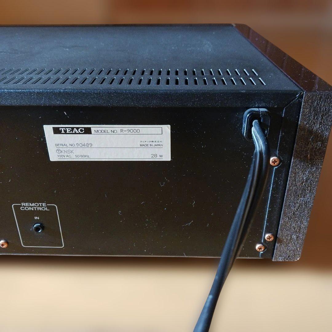 TEAC　3ヘッドオートリバースカセットレコーダーR-9000
