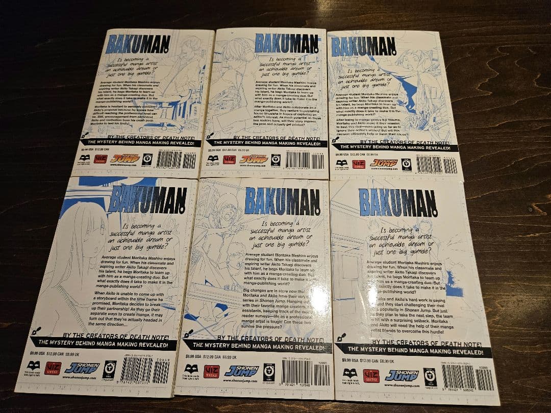 バクマン　英語版　1から6巻まで