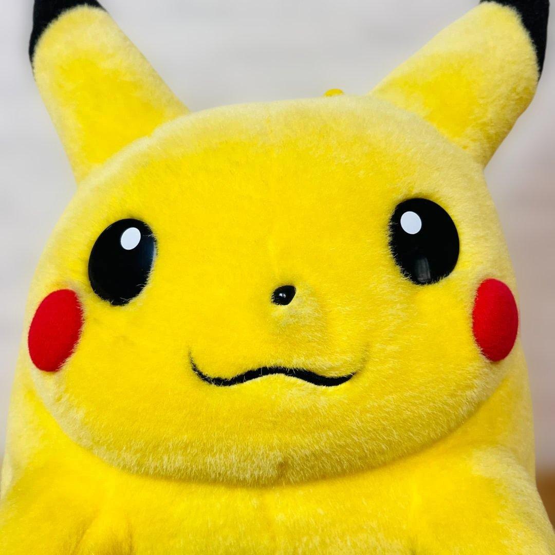 【当時物】TOMY ポケモン 90年代 ピカチュウ 等身大ぬいぐるみ ＋ おまけ