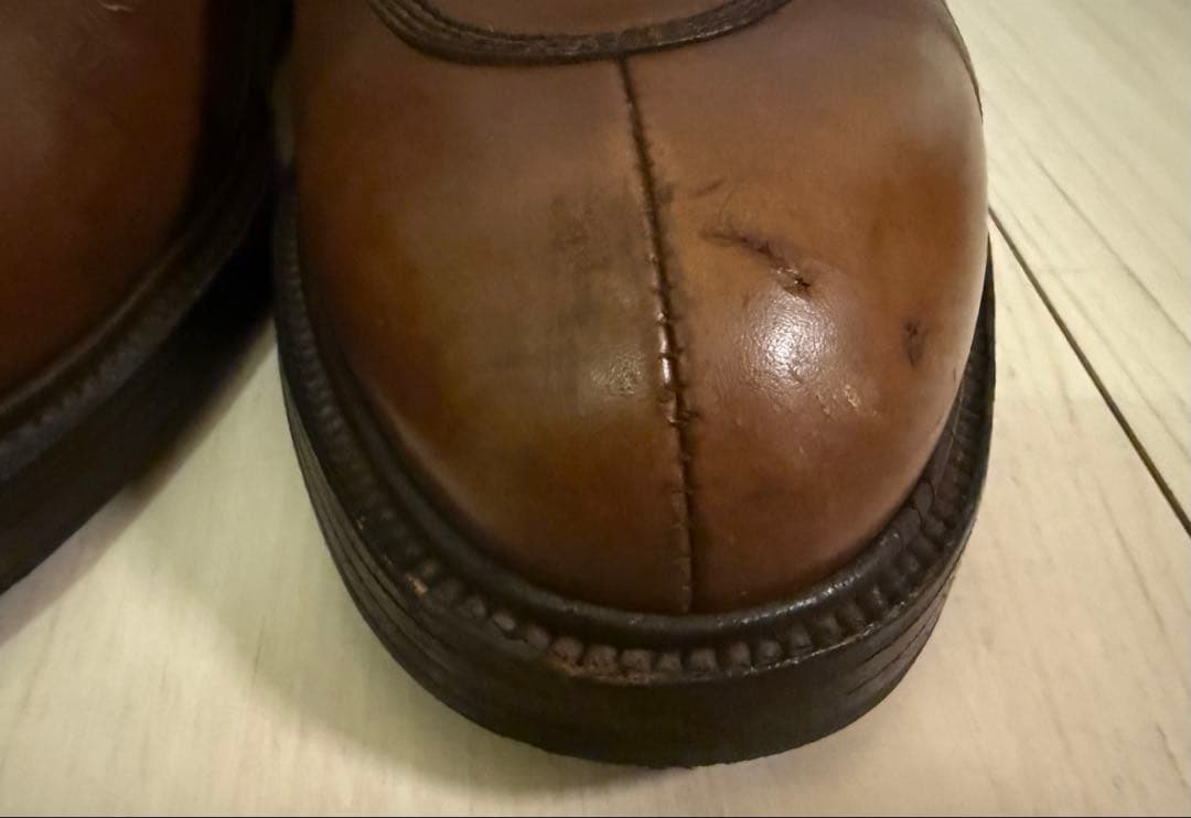 JMウエストン ハーフハント　Uチップ ブラウン 茶 シューズ