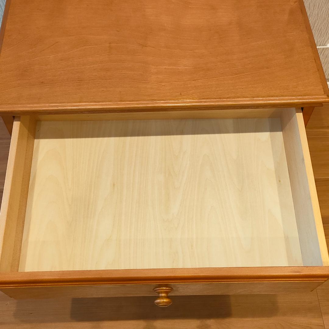 ヤマカ　ヴィンテージ　木製チェスト　サイドチェスト　引出し3杯