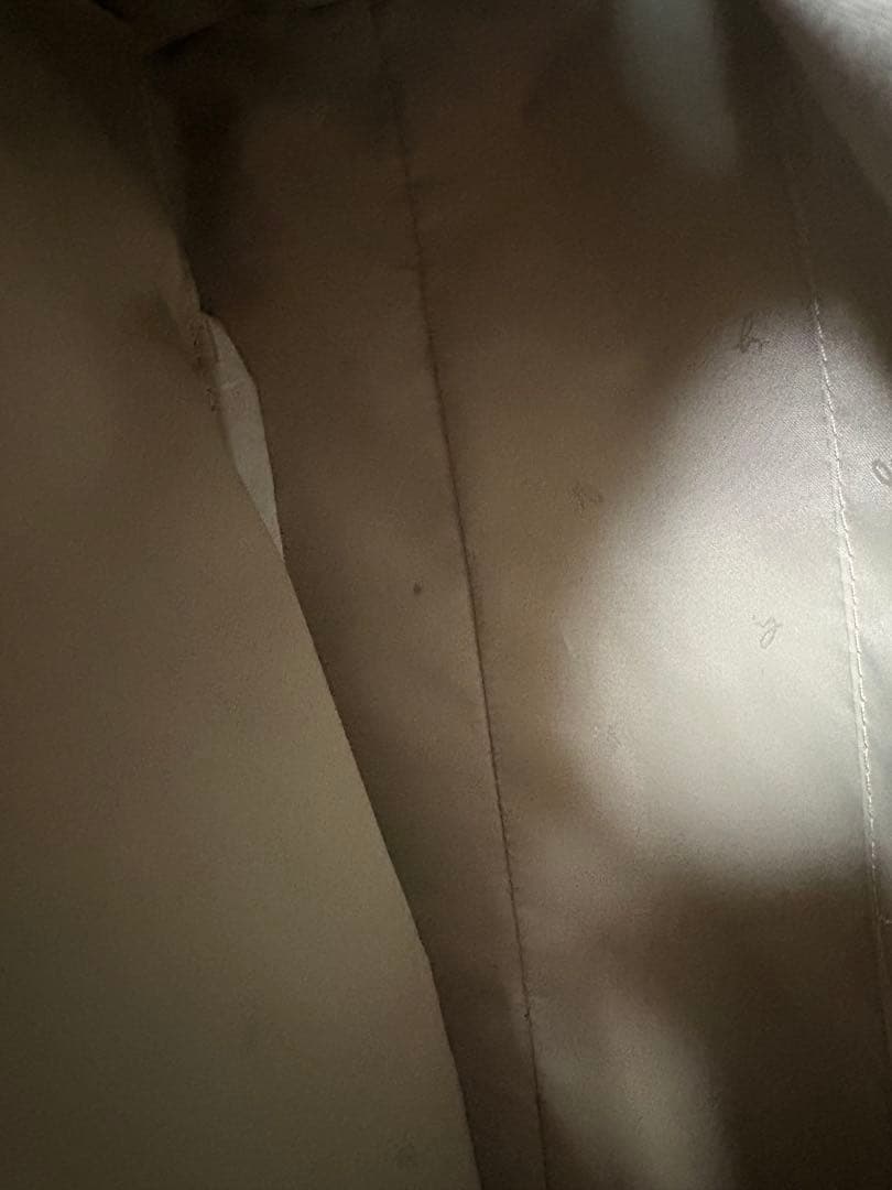 アニエスベー agnes b. ハンドバック　カーフレザー　ベージュ