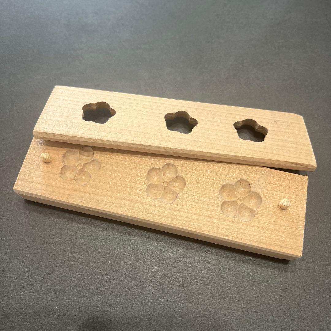 新品未使用　菓子木型　和三盆キット　市原吉博