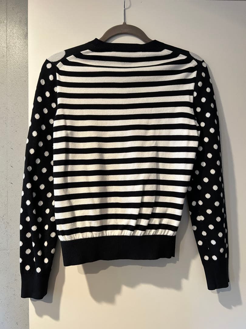 MARC JACOBS ドットストライプカーディガン S/P