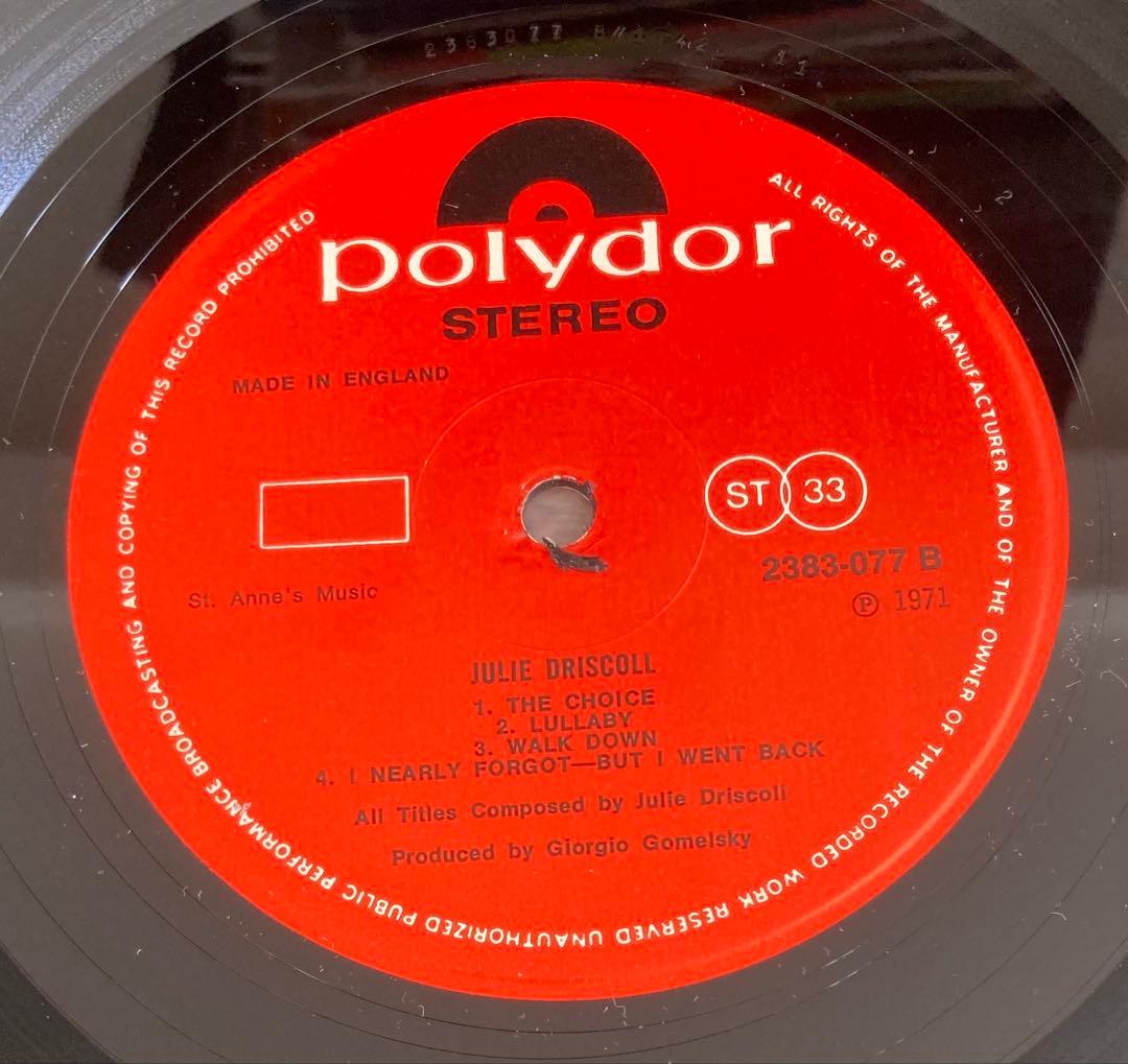 ◾️高音質️UKオリジナルUS輸出仕様盤◾️JULIE DRISCOLL / ジュリー