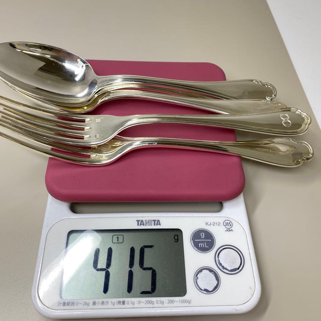 クリストフルカトラリー5点　415g トヒコ　東さ7-0406②