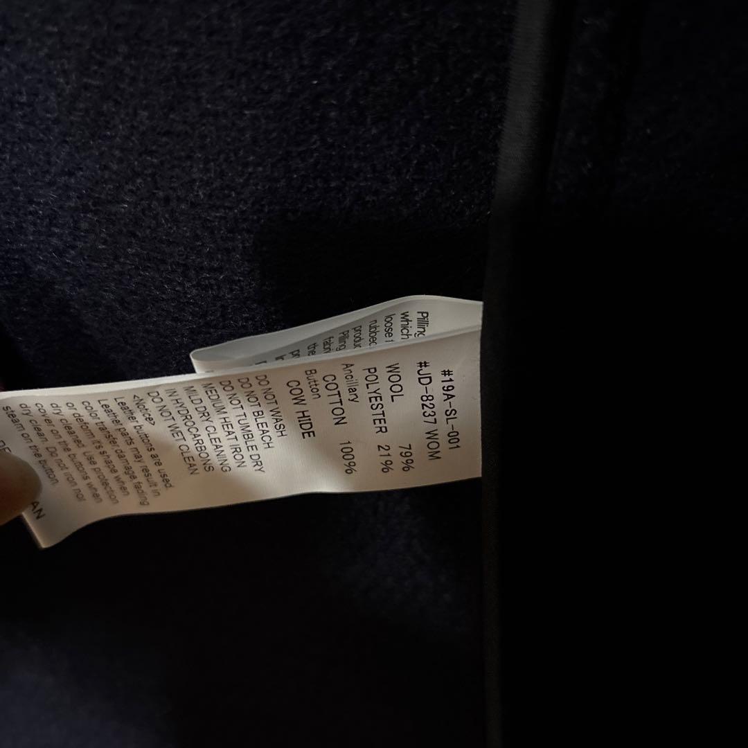 【新品】ダントン　WOOL PILE ROUND COLLAR JACKET