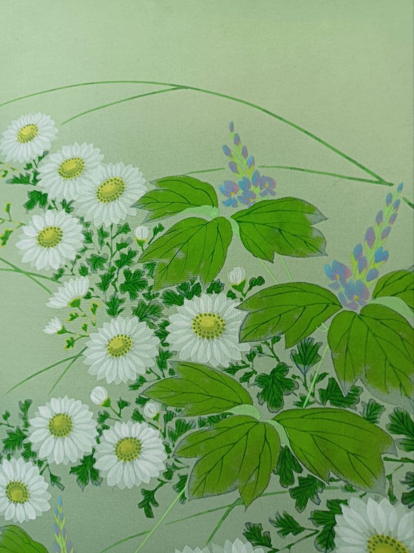 美品 軸 縁起物 おもてなし 絵 幸運 花鳥 神 中国 風水 美術 インテリア