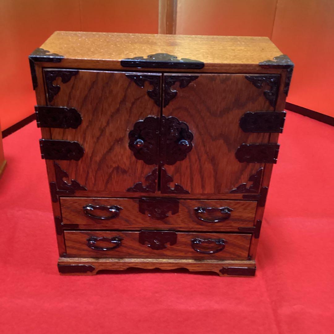 【雛蔵】雛道具　欅塗り　よく出来ています