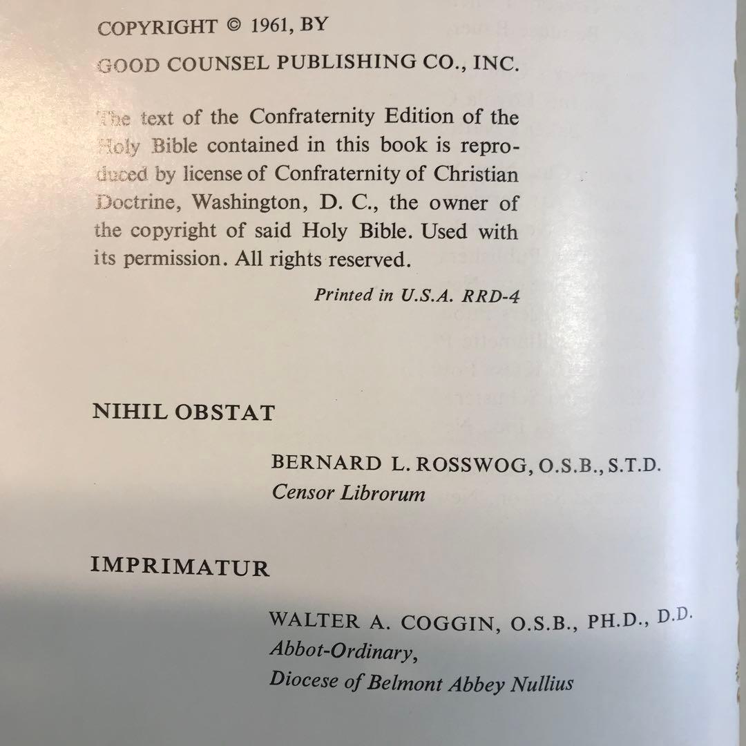 ビンテージ　HOLY BIBLE 聖書　2冊セット