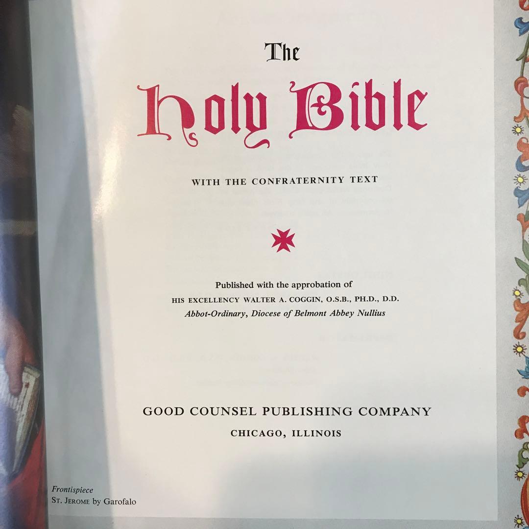 ビンテージ　HOLY BIBLE 聖書　2冊セット