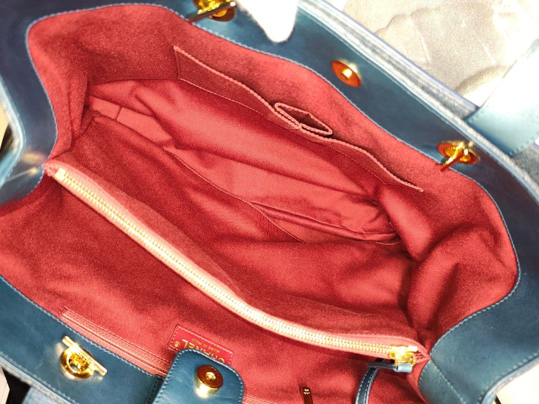 シャネル マトラッセ デニム チェーン ショルダー バッグ 超美品 【鑑定済】