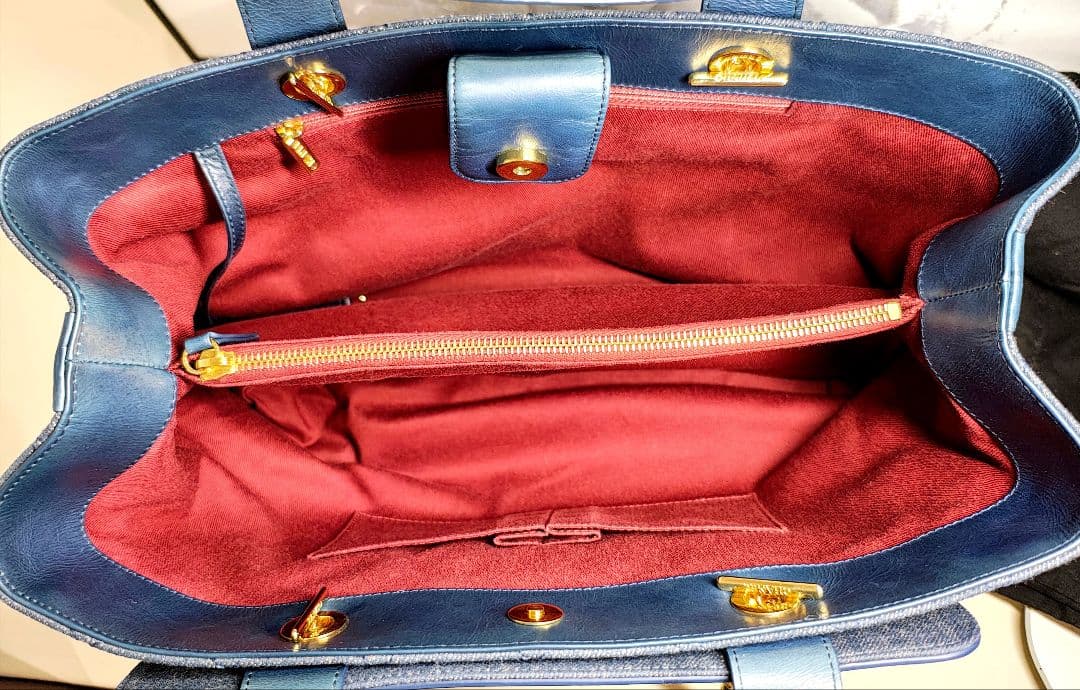 シャネル マトラッセ デニム チェーン ショルダー バッグ 超美品 【鑑定済】