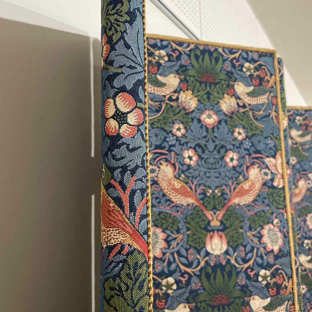 ジェニファーテイラー 4連 衝立 ファブリック カルトナージュ パーテーション