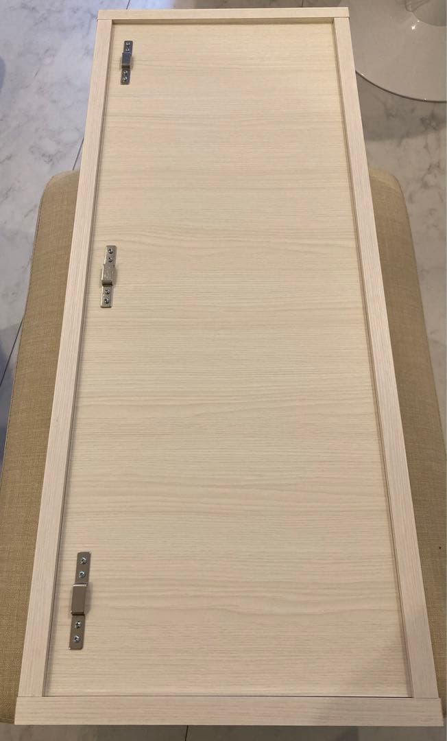 美品　ウォールラック　ウォールシェルフ　シンプル　ホワイトウッド　壁掛け