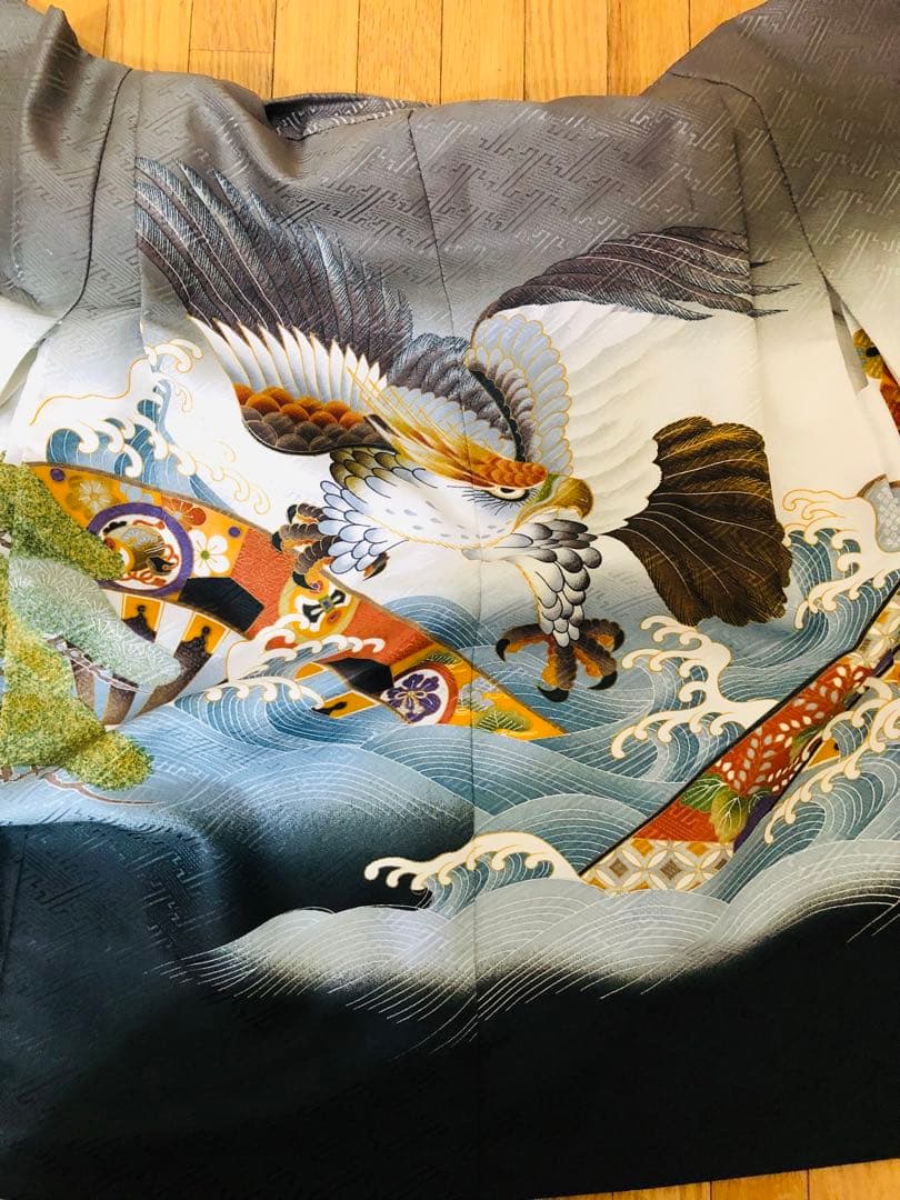 七五三五歳‼️完全️フルセット未使用に近い‼️鷹凛々しい‼️お家からは揃えるなし