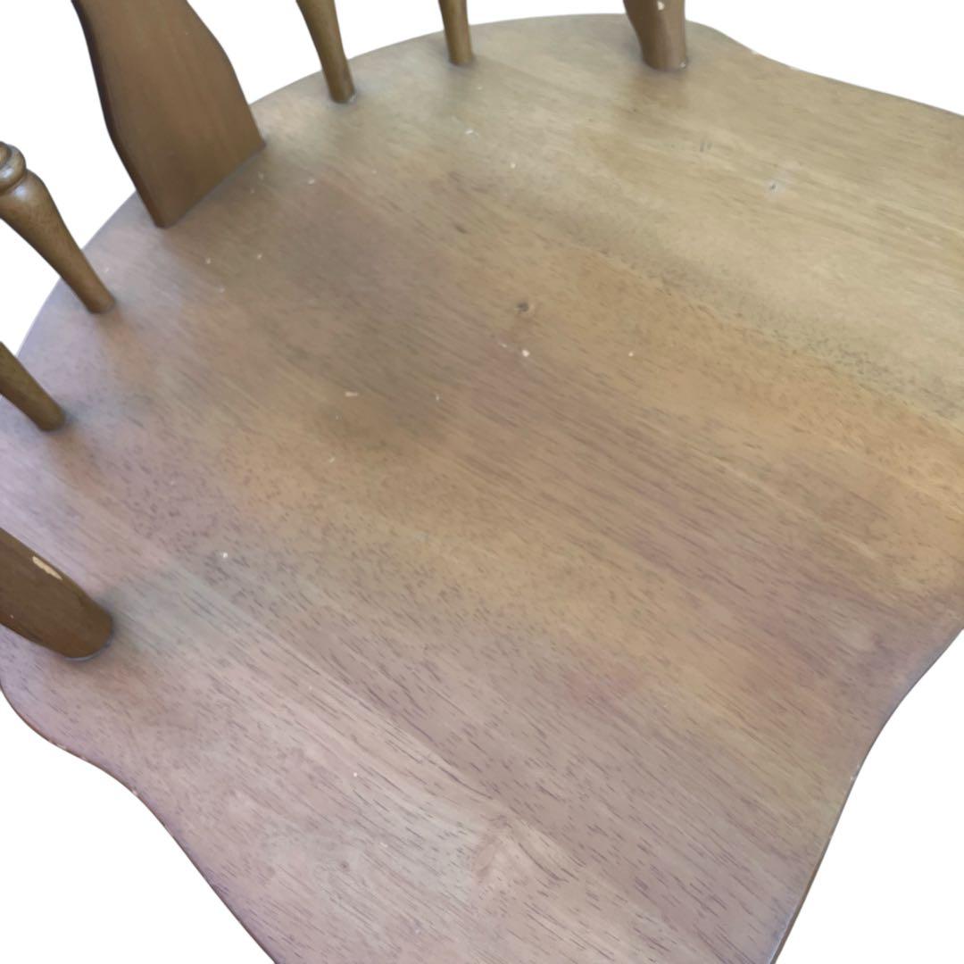 ウィンザーチェア ダイニングチェア 木製チェア 英国風アンティーク　ホイール