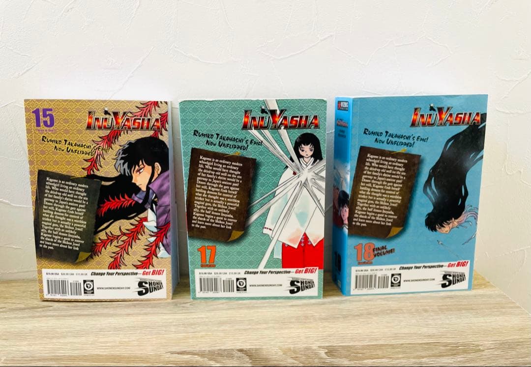 北米版★犬夜叉　INUYASHA 漫画　 16冊セット(2・16巻なし)