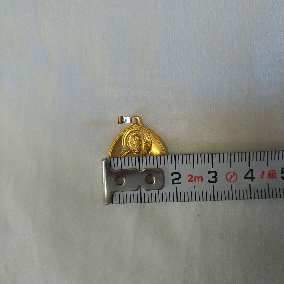 K18。K24。虚空蔵菩薩。18金。純金。ペンダント。仏像。仏教。中古。5.3g